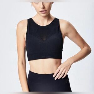 NWT Varley Seamless‎ Compression Macapa Black Sports Bra Size XS Workout Gym